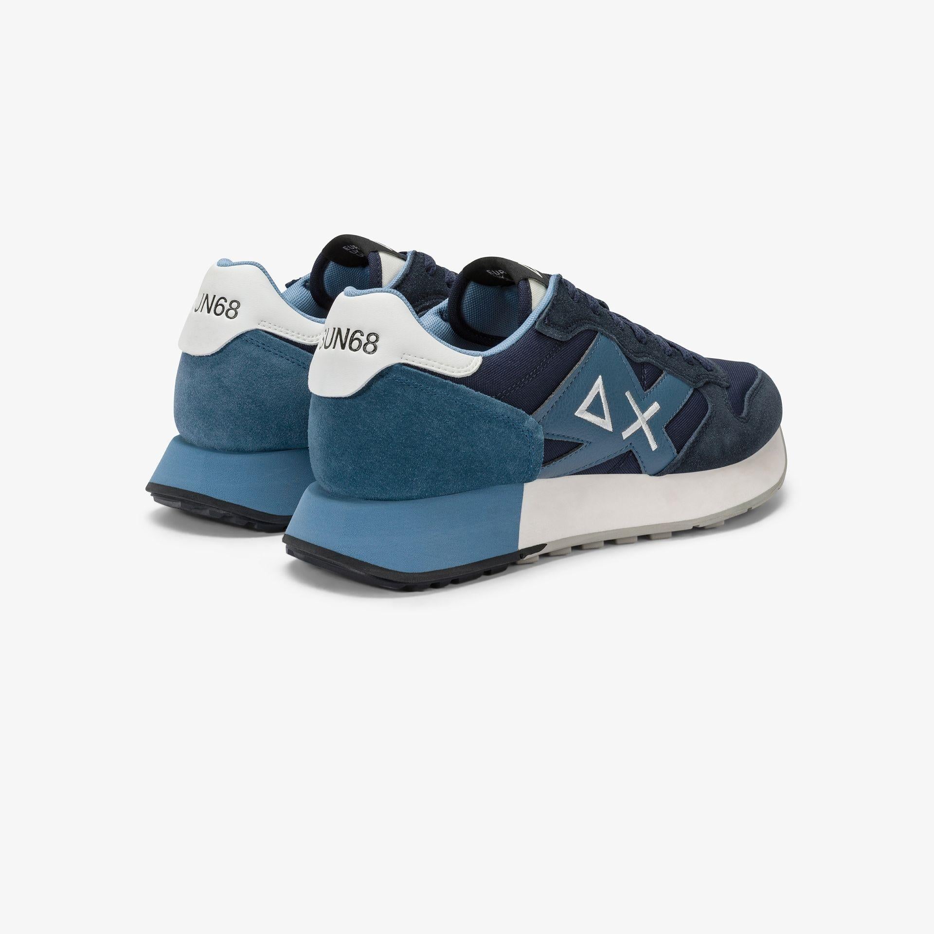 Sneaker Jaki Solid in nylon e suede Z45113 07 SUN68 SHOES 