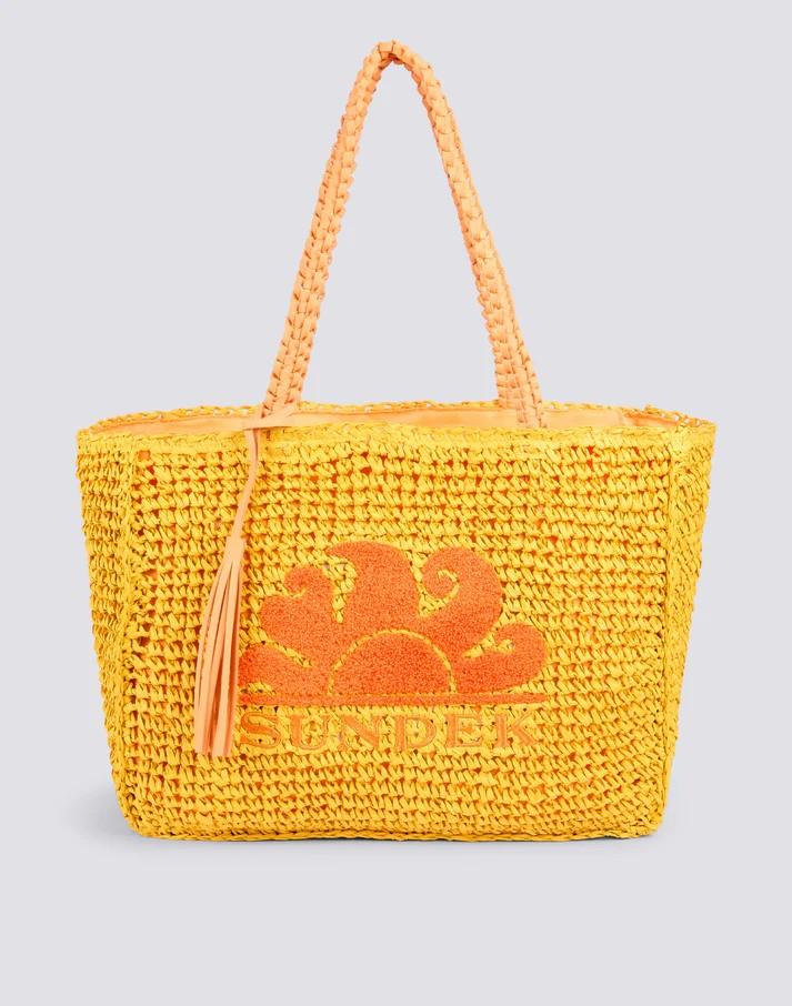 WINA - Shopping bag in paglia di carta AW029ABPA100 A7100 SUNDEK 