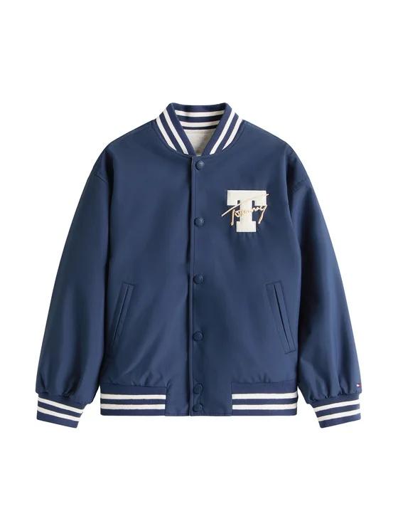 Bomber relaxed fit reversibile con logo THKB0KB09740J C1G TOMMY HILFIGER 