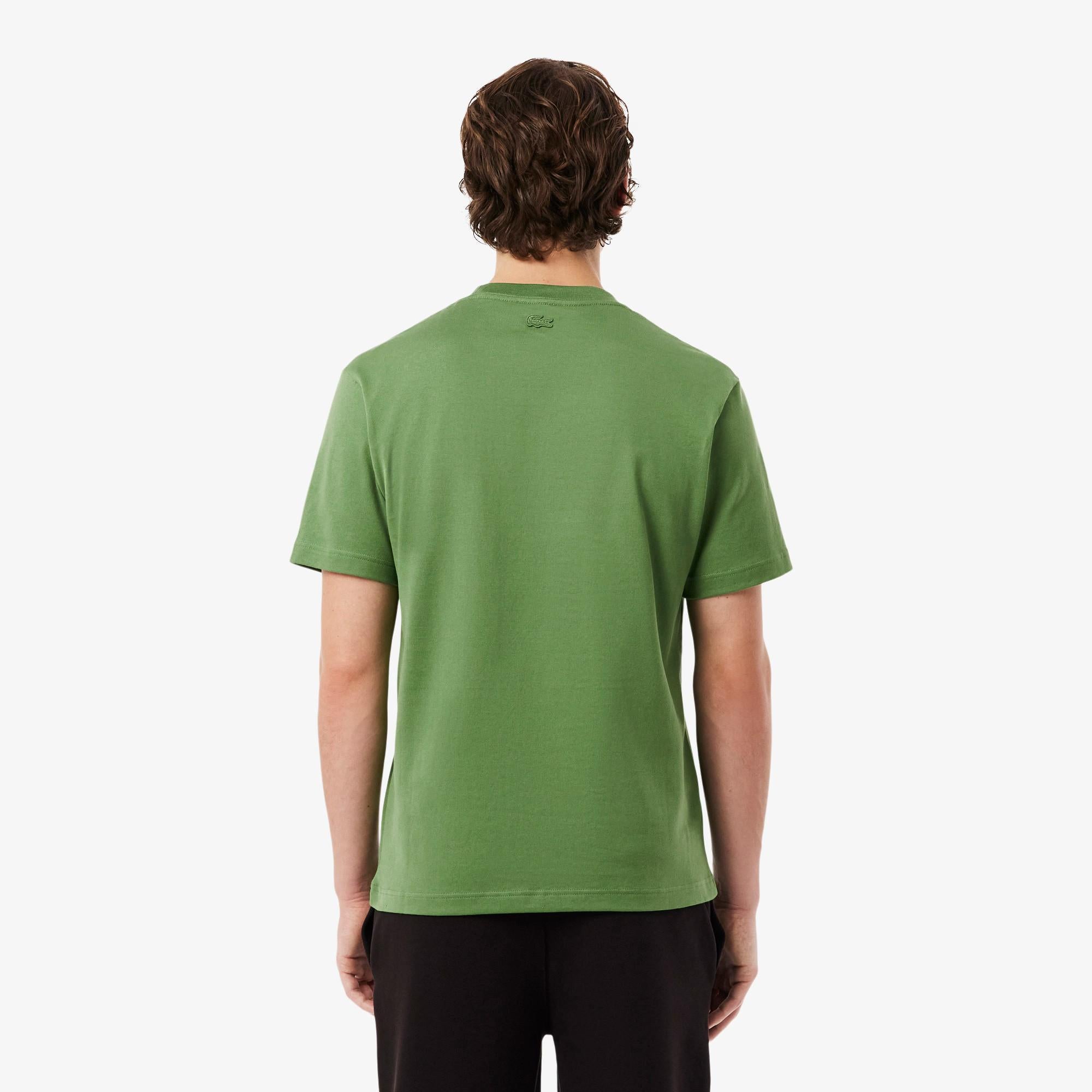 T-shirt in jersey pesante ricamato TH1716 02M LACOSTE 