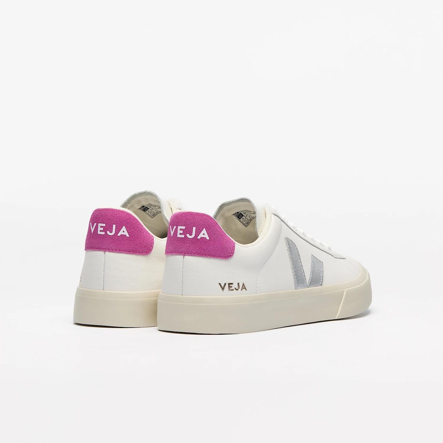 Campo leather white silver ultraviolet CP05207 88 VEJA 