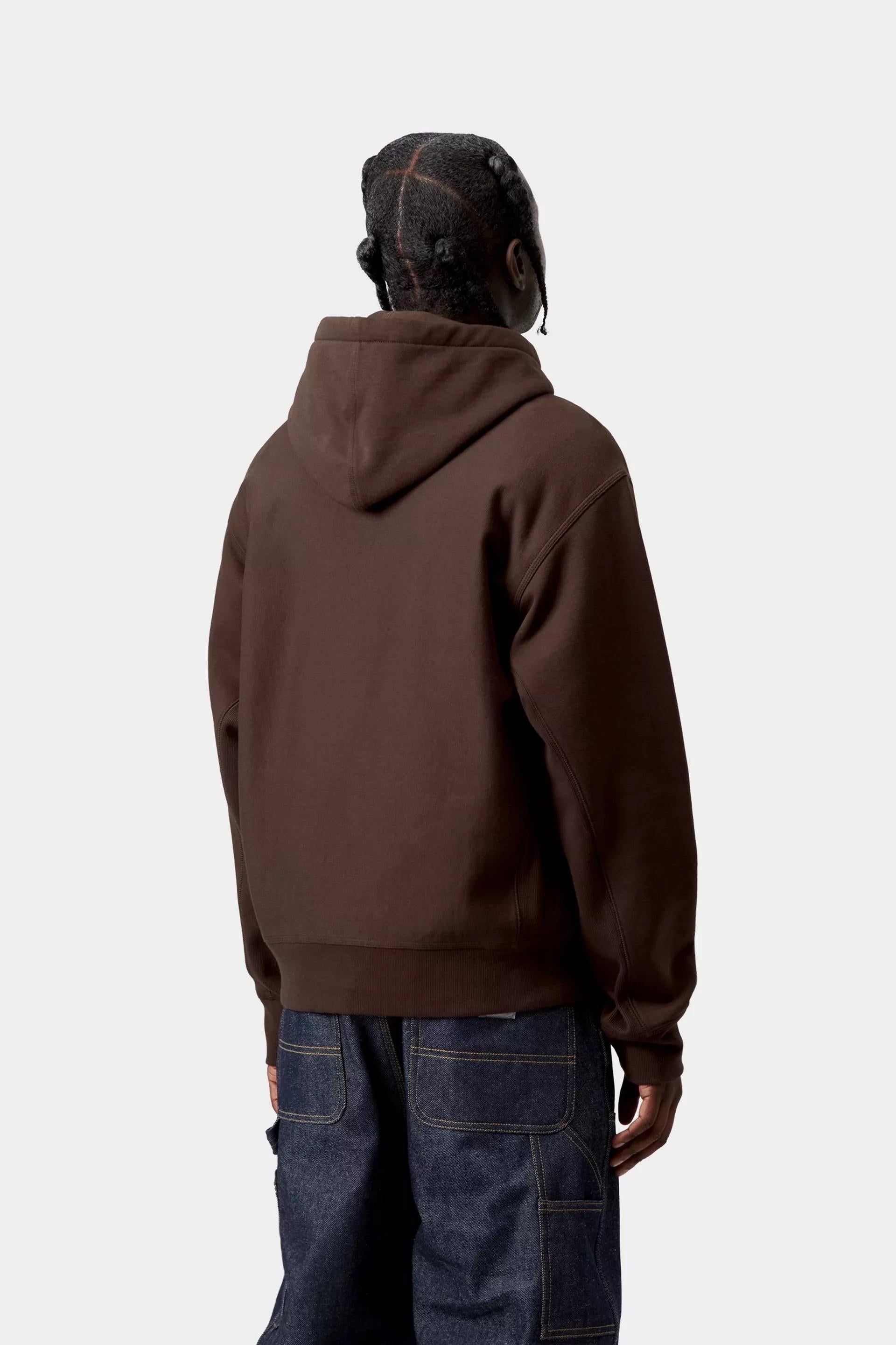 Hooded American Script Sweatshirt I028279 33HXX CARHARTT WIP 
