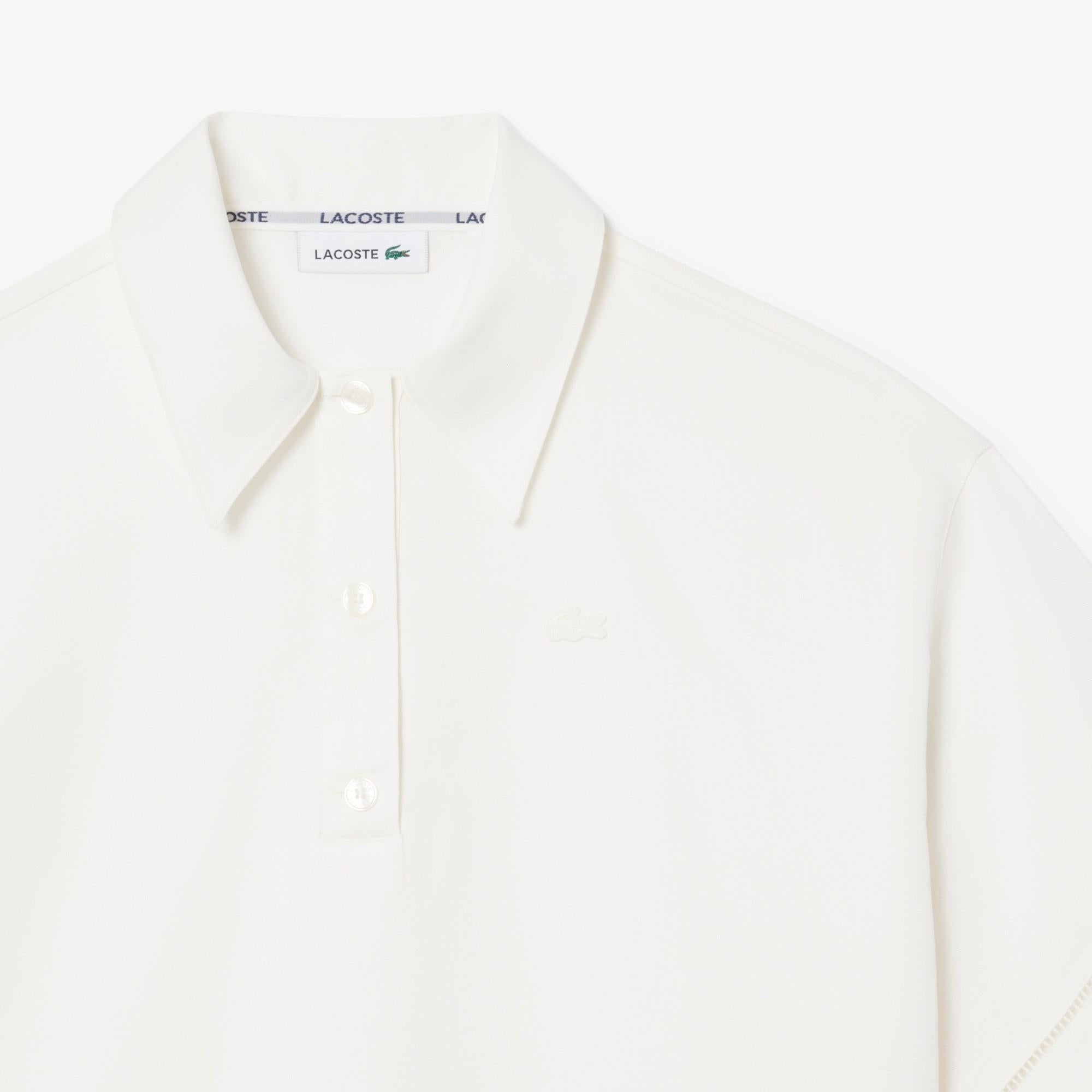 Polo oversize in twill fluido CF0061 70V LACOSTE 