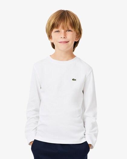 T-shirt in cotone a maniche lunghe 847112 W8L LACOSTE 