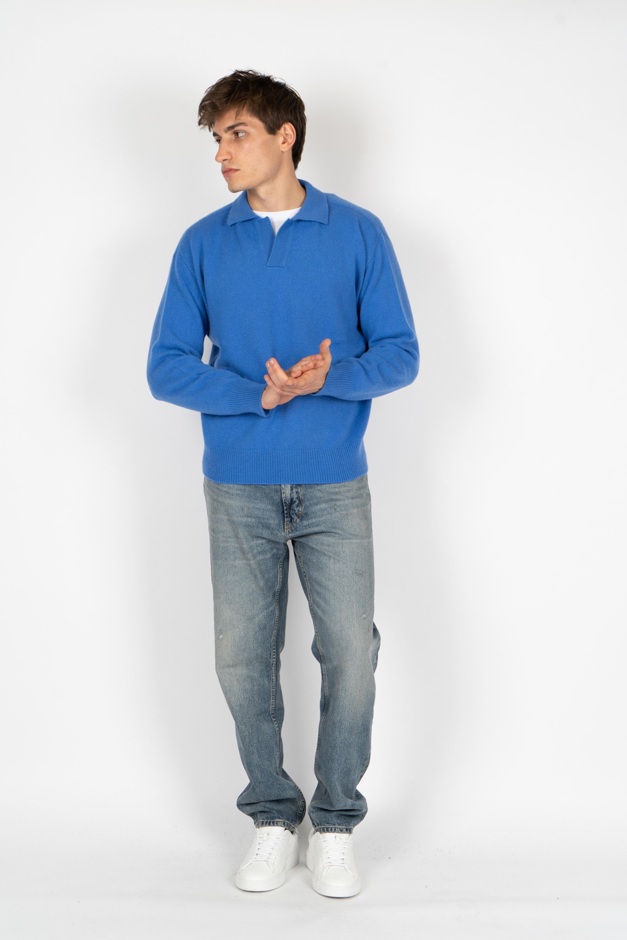 Maglioncino polo B9F0009 FU86M AMARANTO 