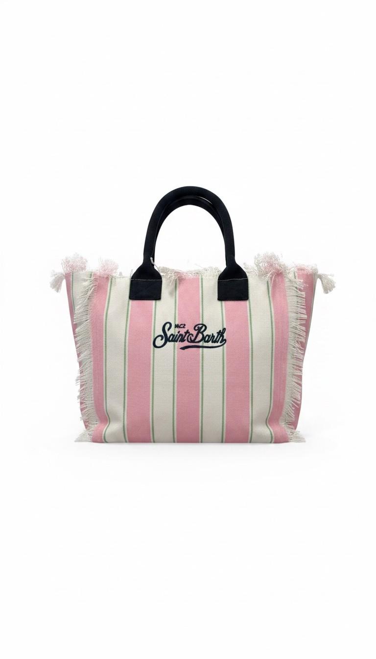 Borsa a spalla Vanity in canvas VANI001 02598L MC2 SAINT BARTH 