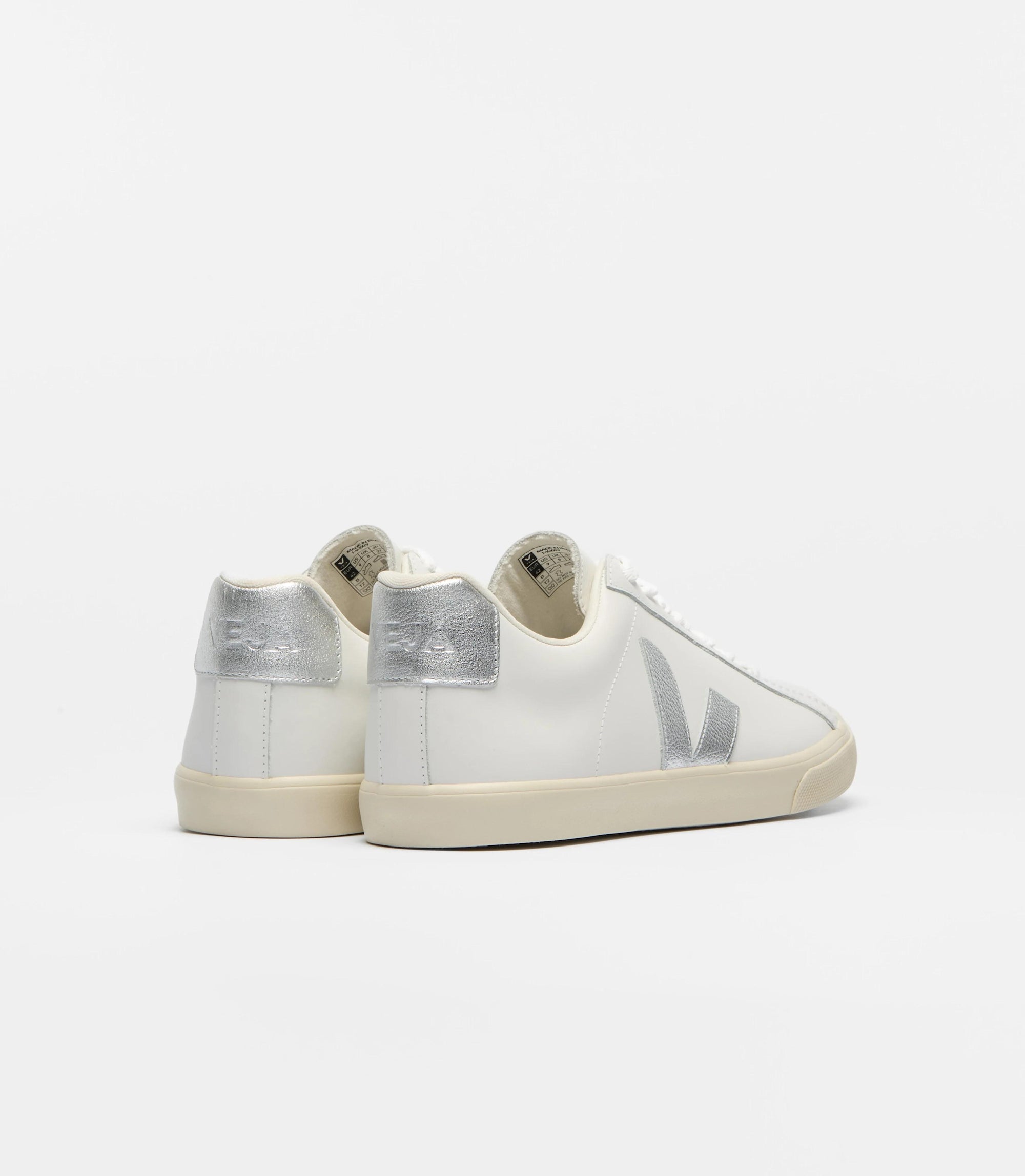 Esplar Leather White Silver EO02038 83 VEJA 