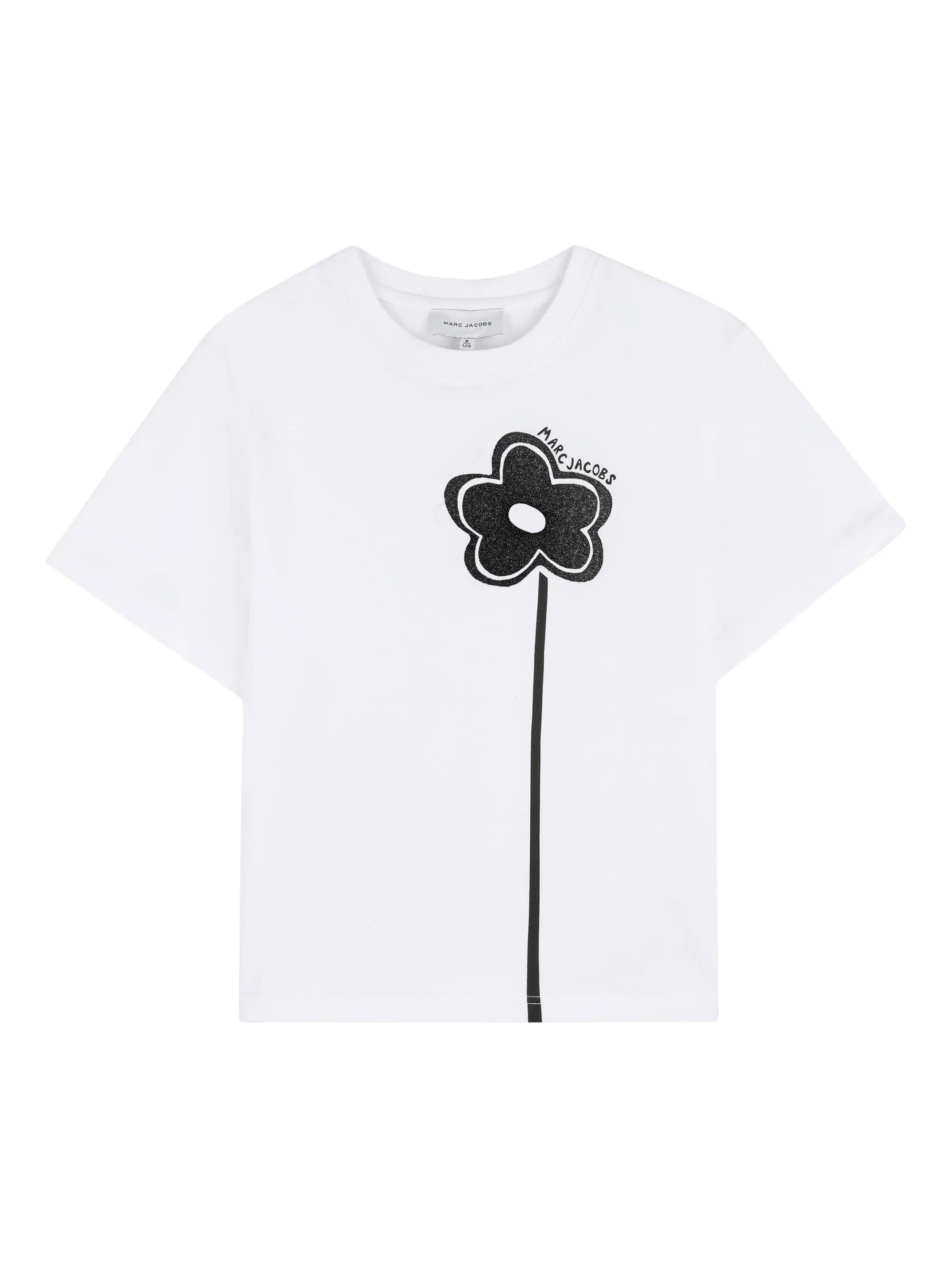 T-shirt con stampa floreale W60735 10PA MARC JACOBS 