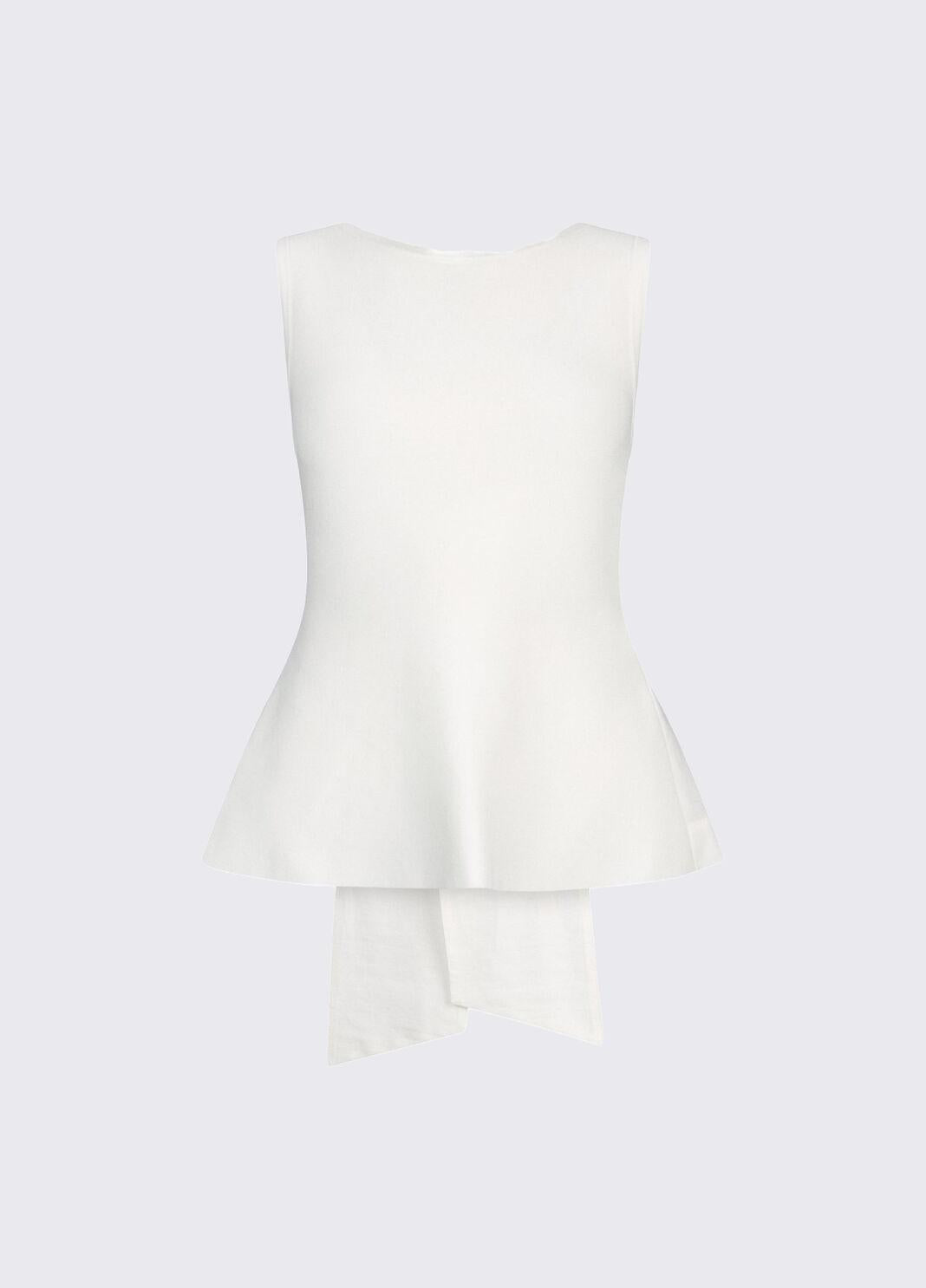 Top con fiocco dietro WA6468MS55N 10701 LIU JO WHITE1 