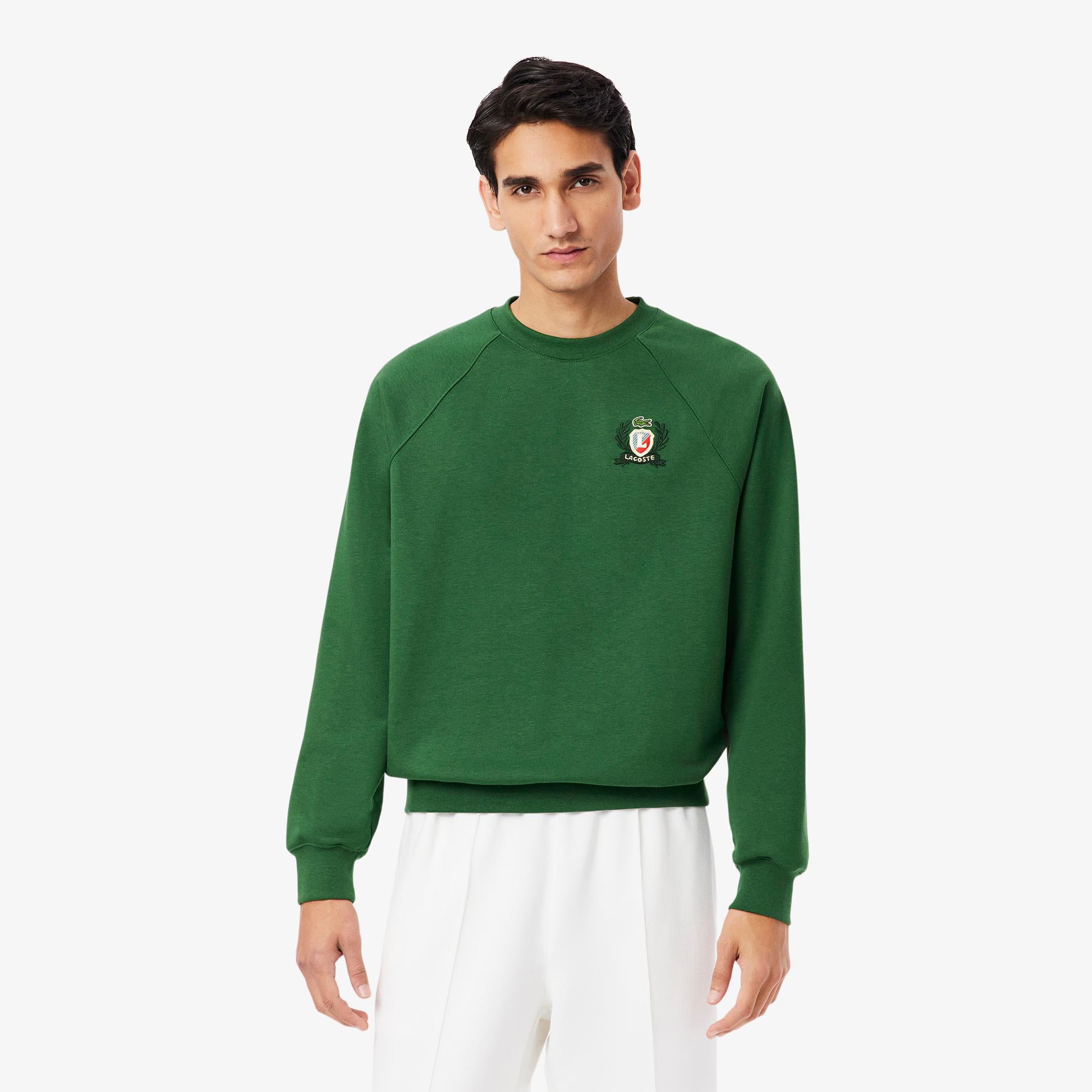 Felpa in spugna di cotone SH0028 132 LACOSTE 