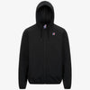 Giacca in pile da viaggio ripiegabile unisex nero