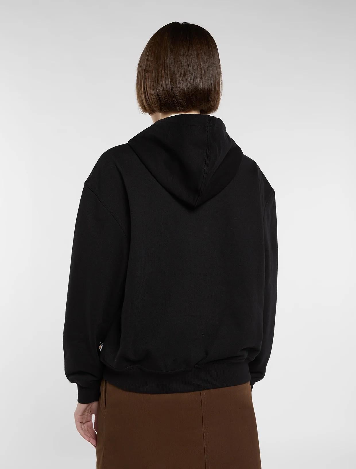 Felpa con cappuccio e zip Deshler DK0A88BT BLK1 DICKIES 