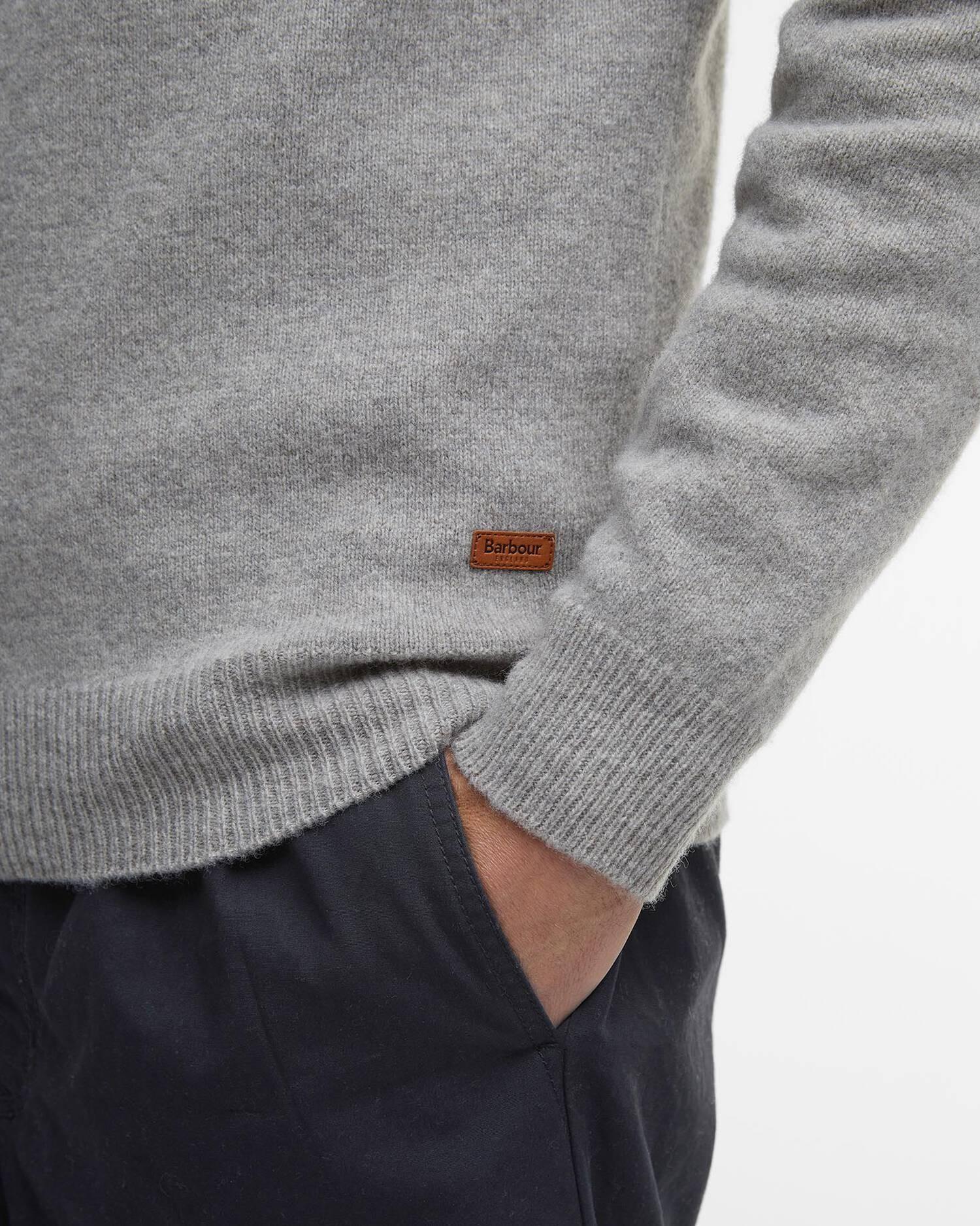 Felpa con toppa sul gomito Essential MKN0585 ST51 BARBOUR 