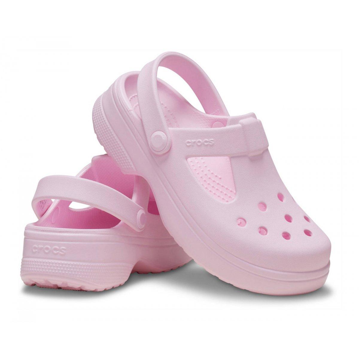 Classic Mary Jane Clog Bambino Pink Milk CR210615 PIMK CROCS 