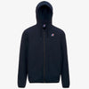 Giacca in pile da viaggio ripiegabile unisex blu