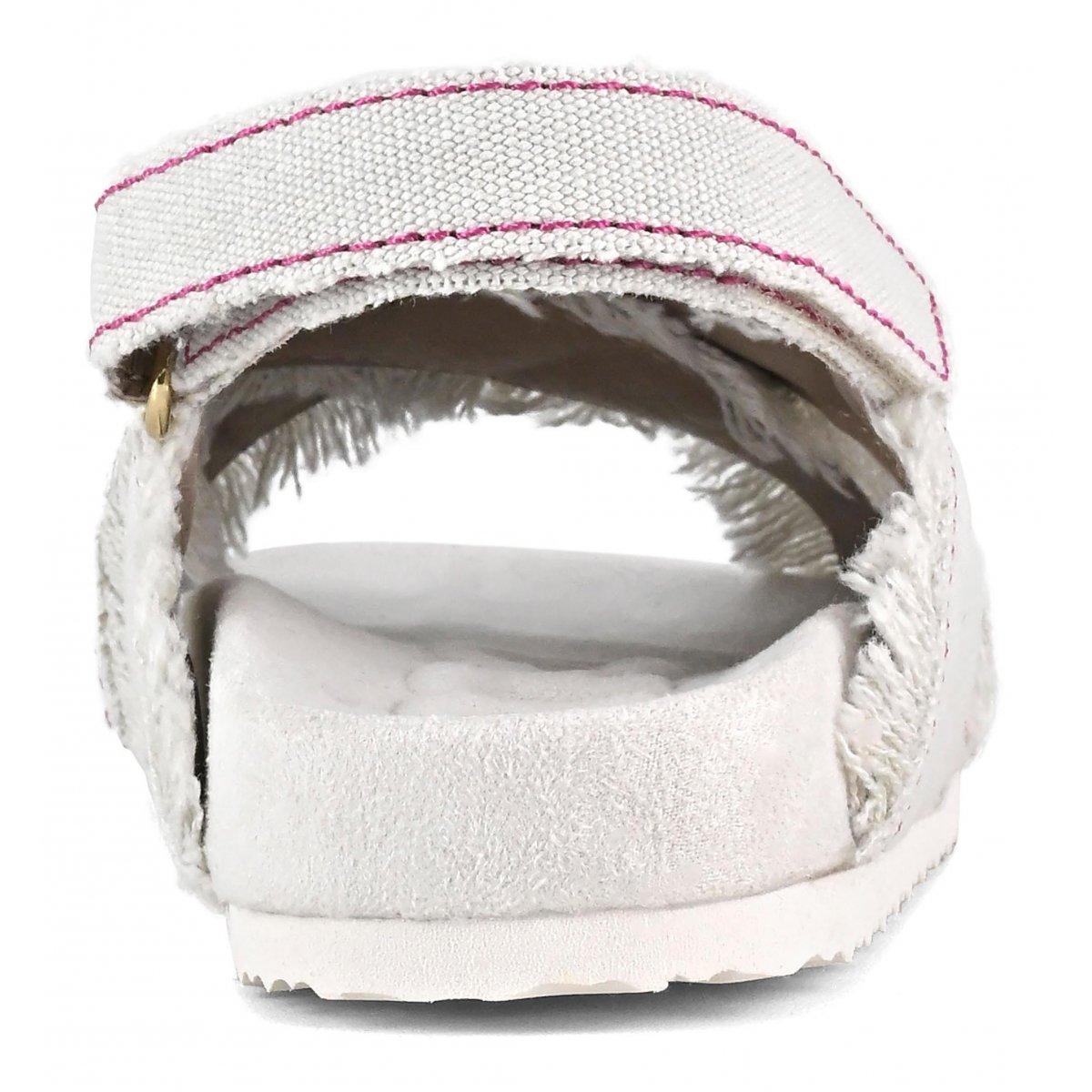 Bio sandal kid recycled canvas MUSK631002K RWBEI MOU 