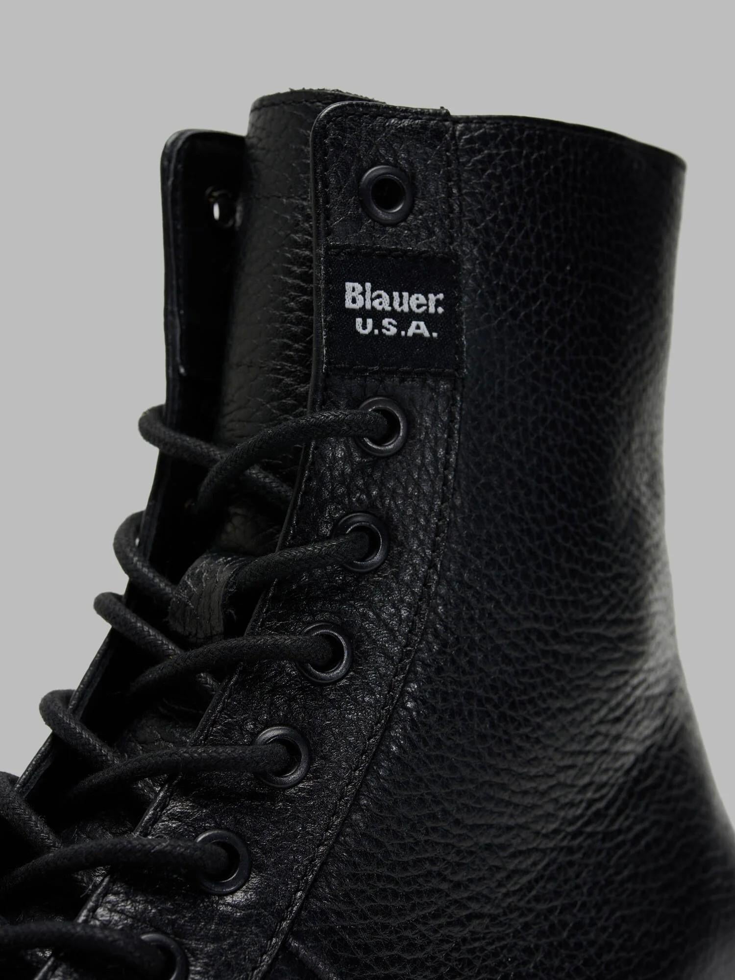 Stivaletto combat Buxton04-Tum F5BUXTON04TUM BLK BLAUER SHOES 