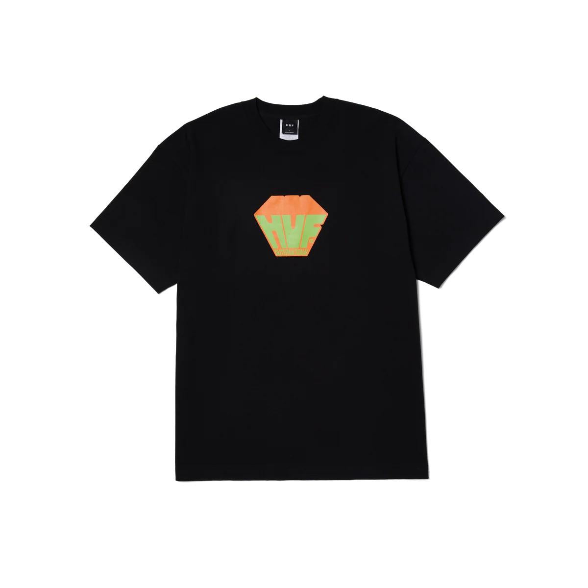 Big block t-shirt TS02396 BLACK HUF 