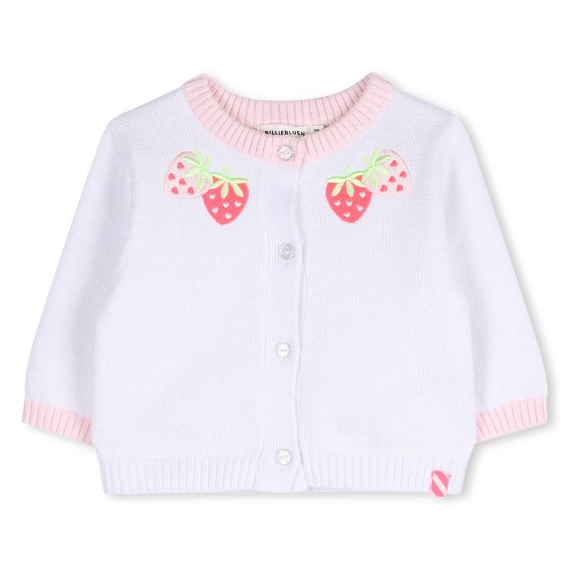 Cardigan With Buttons U22113 10P BILLIEBLUSH 