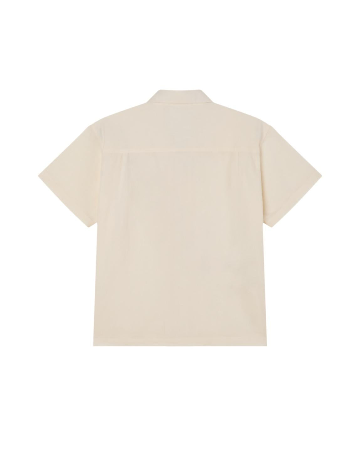 Camicia in lino maniche corte 181210430 UBL OBEY 
