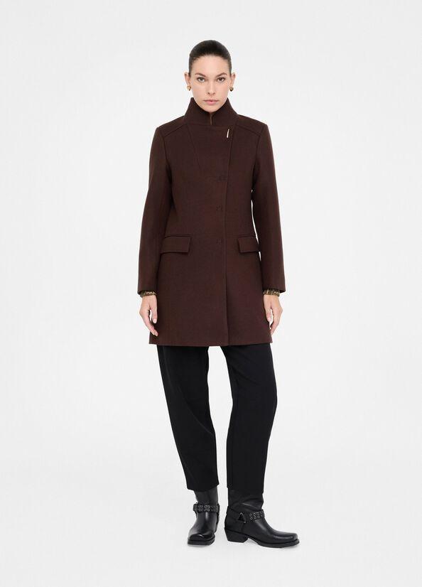 Cappotto in panno double MF5119J4873 90915 LIU JO WHITE2 