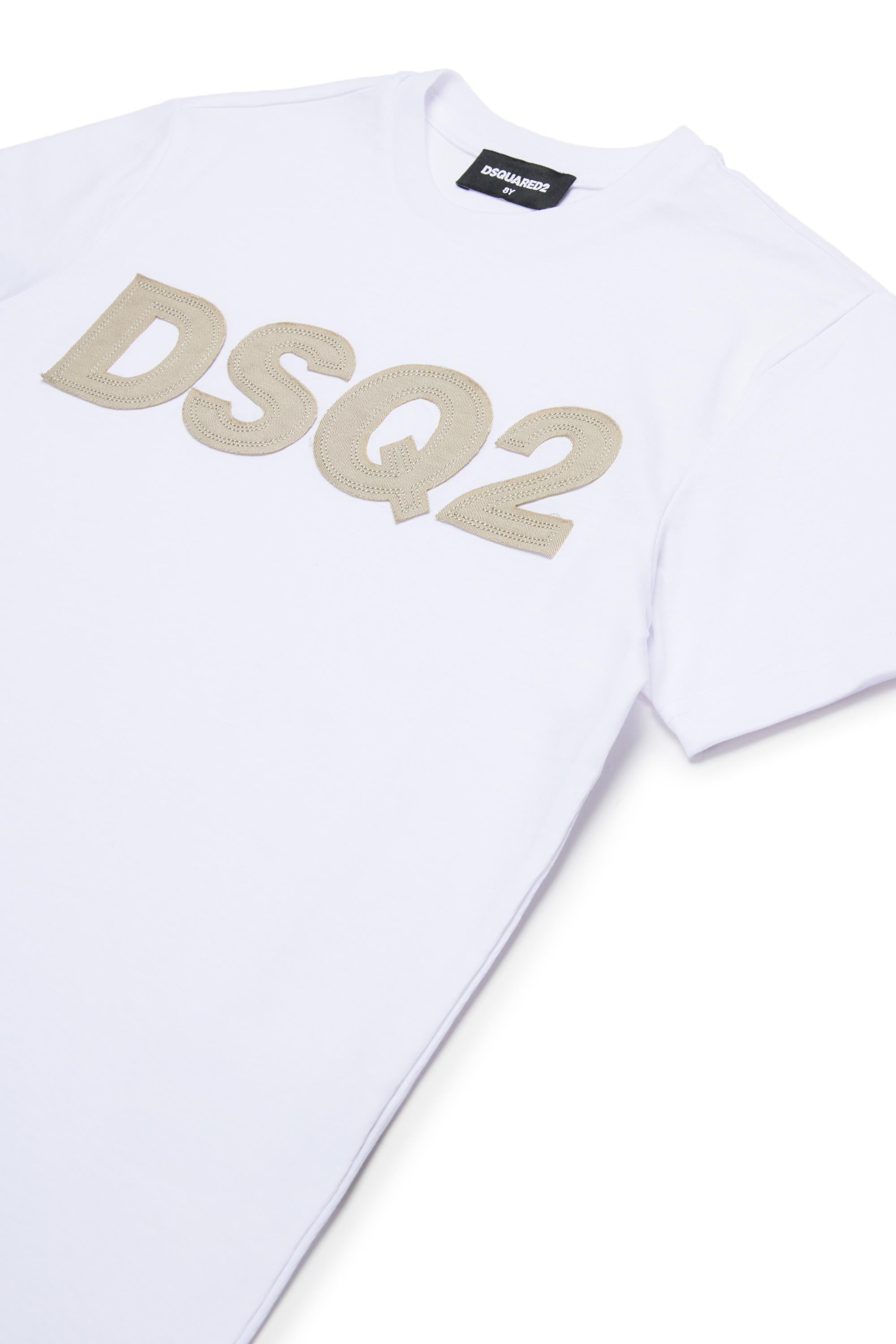 D2Kids Junior DSQ2 T-shirt White  DQ2749D004G DQ100 DSQUARED2 