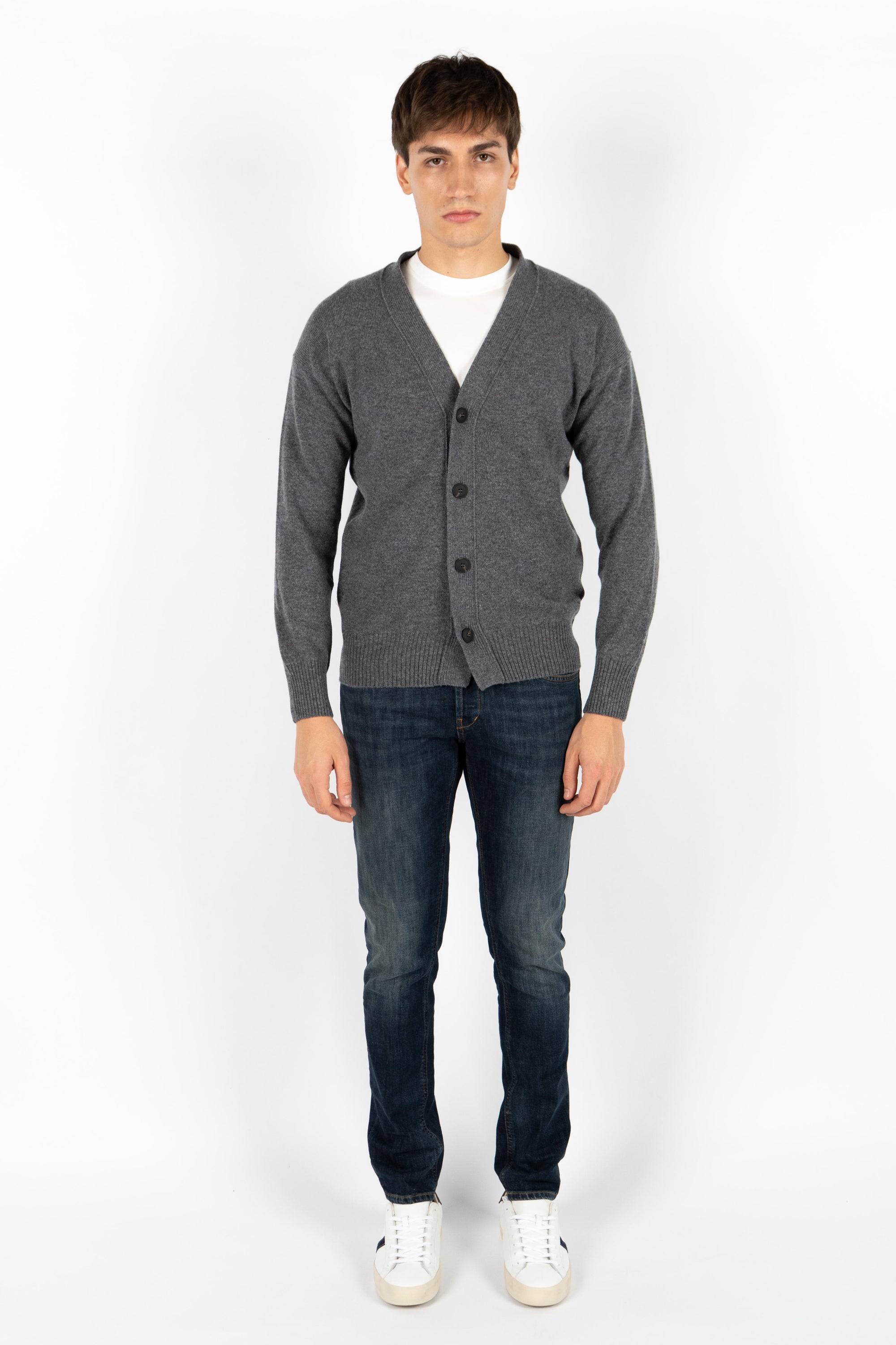 Cardigan 4 bottoni 23188/25051 093 GRAN SASSO 