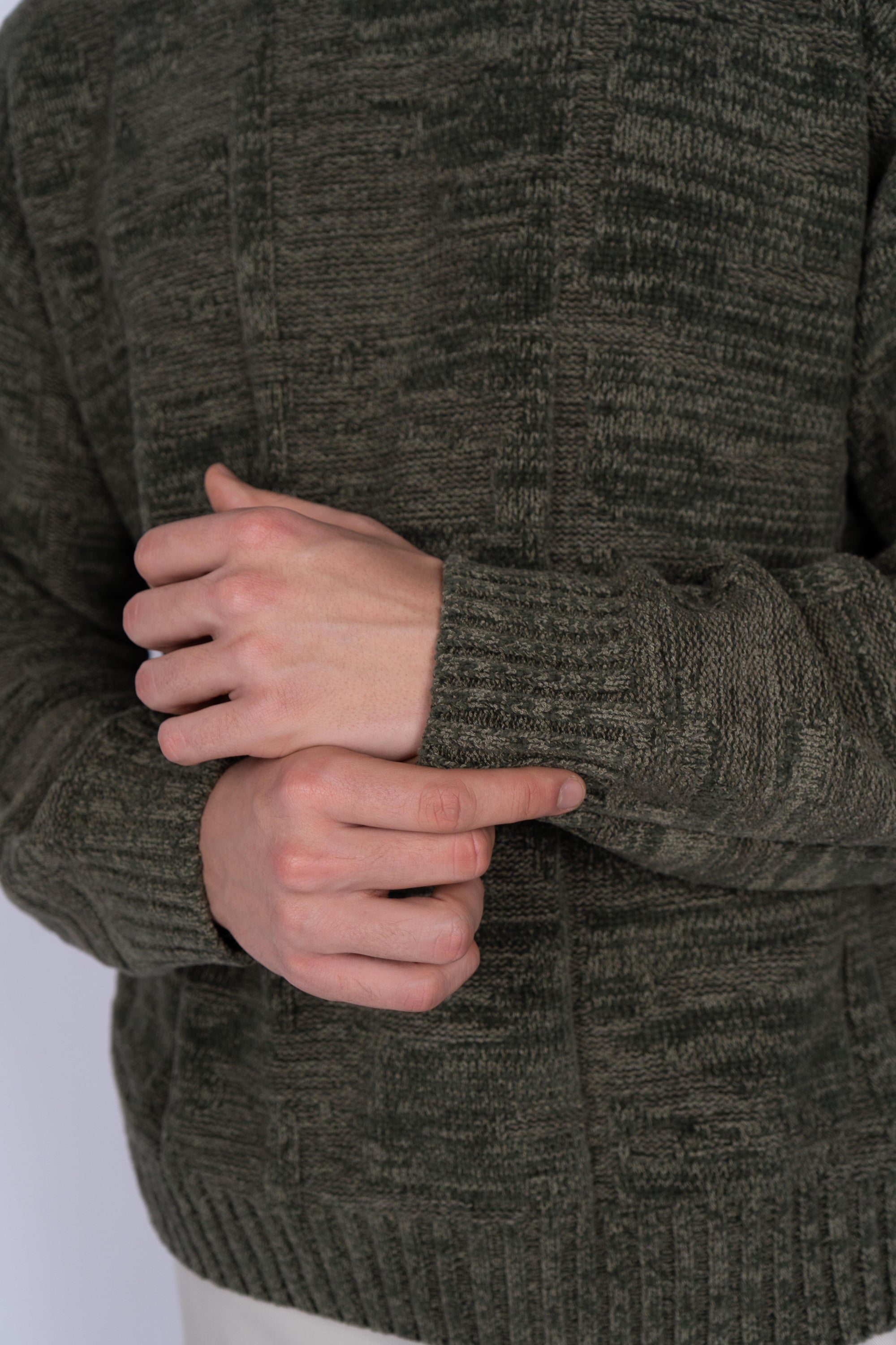 Maglia girocollo in cotone 50543702 342 BOSS 