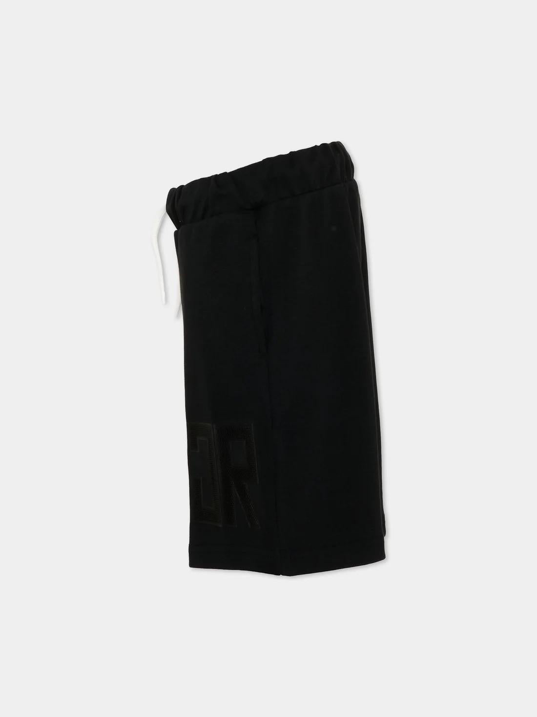 Shorts sportivi neri per bambino RBP26010BE BLACK RICHMOND 