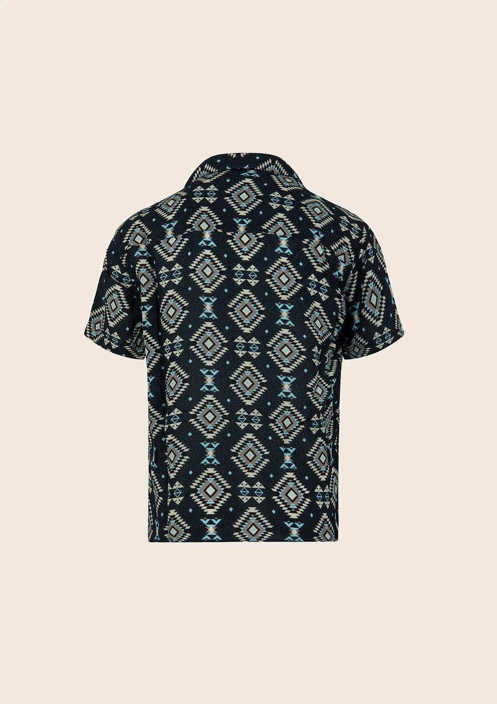 Camicia Bambino Fantasia nera J02CA60X 05 F**K 