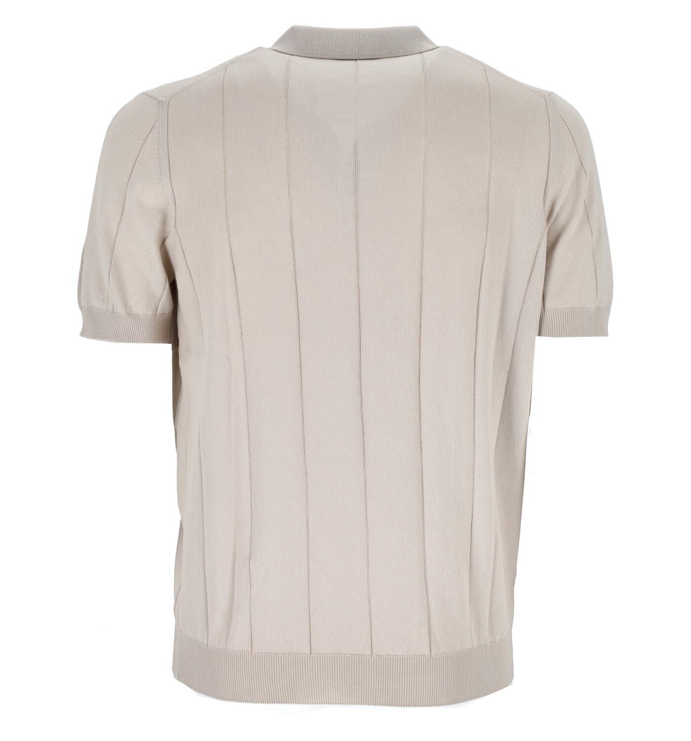 Polo skipper a coste beige 57191/20660 010 GRAN SASSO 