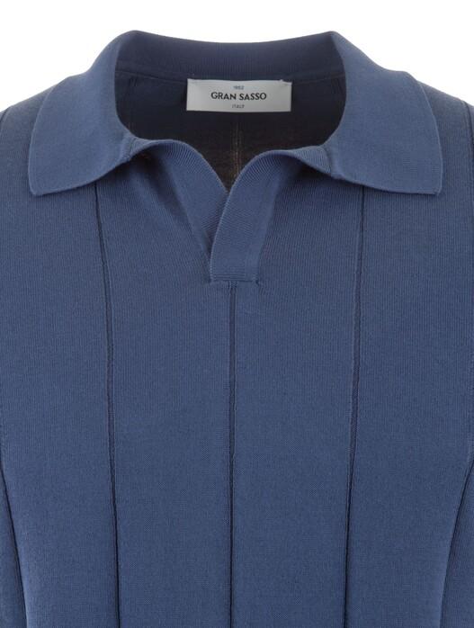 Polo skipper a coste blu 57191/20660 565 GRAN SASSO 