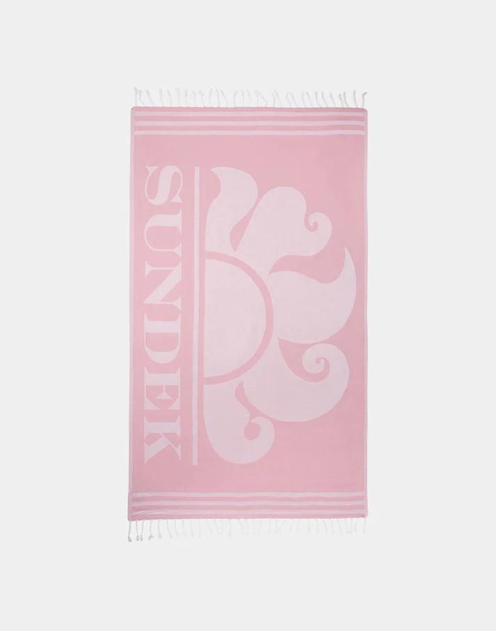 Telo mare fouta jacquard con logo AM401ATC1000 53200 SUNDEK 