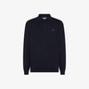 Cotton and wool polo shirt
