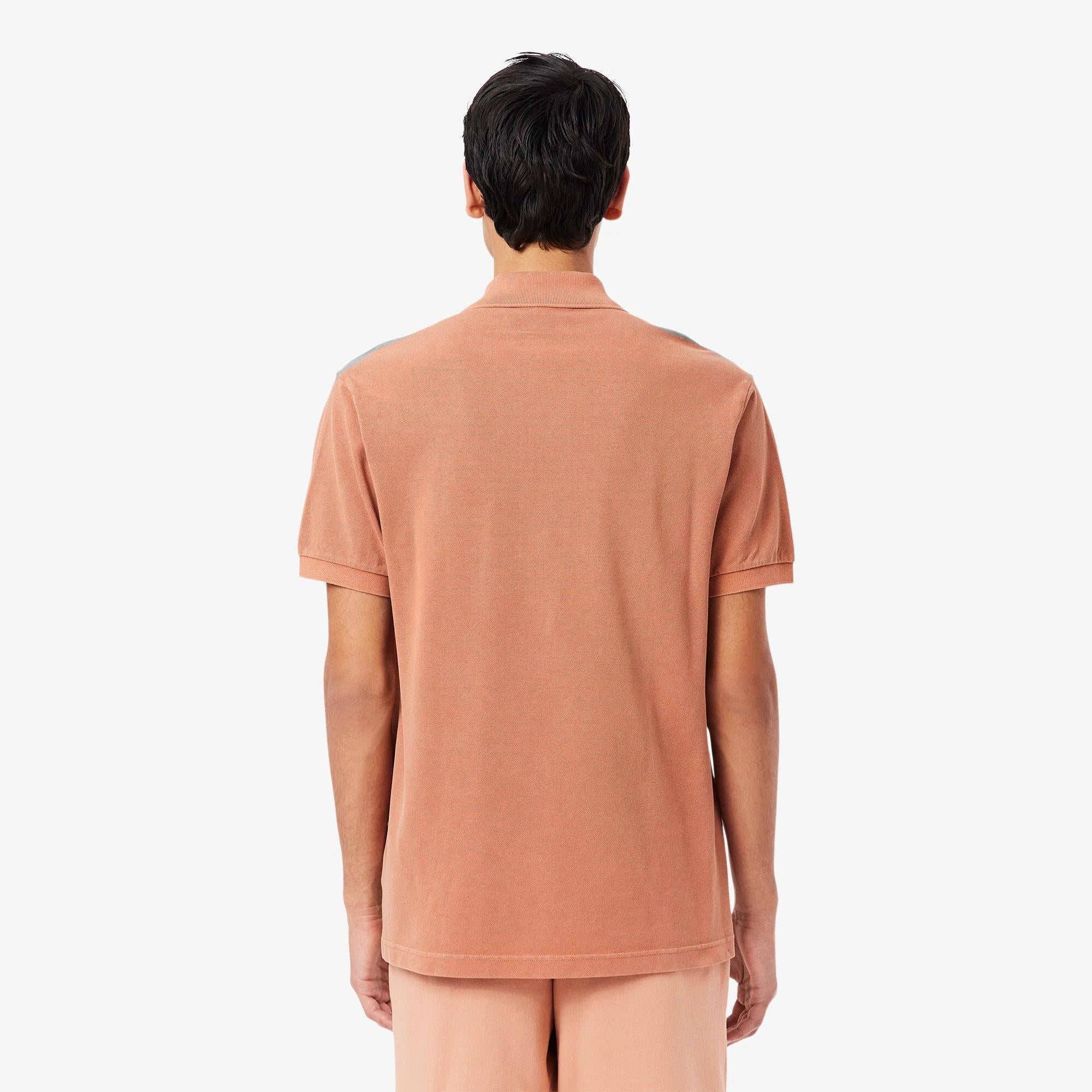 Polo in piquè di cotone classic fit effetto lavato PH9868 I1K LACOSTE 