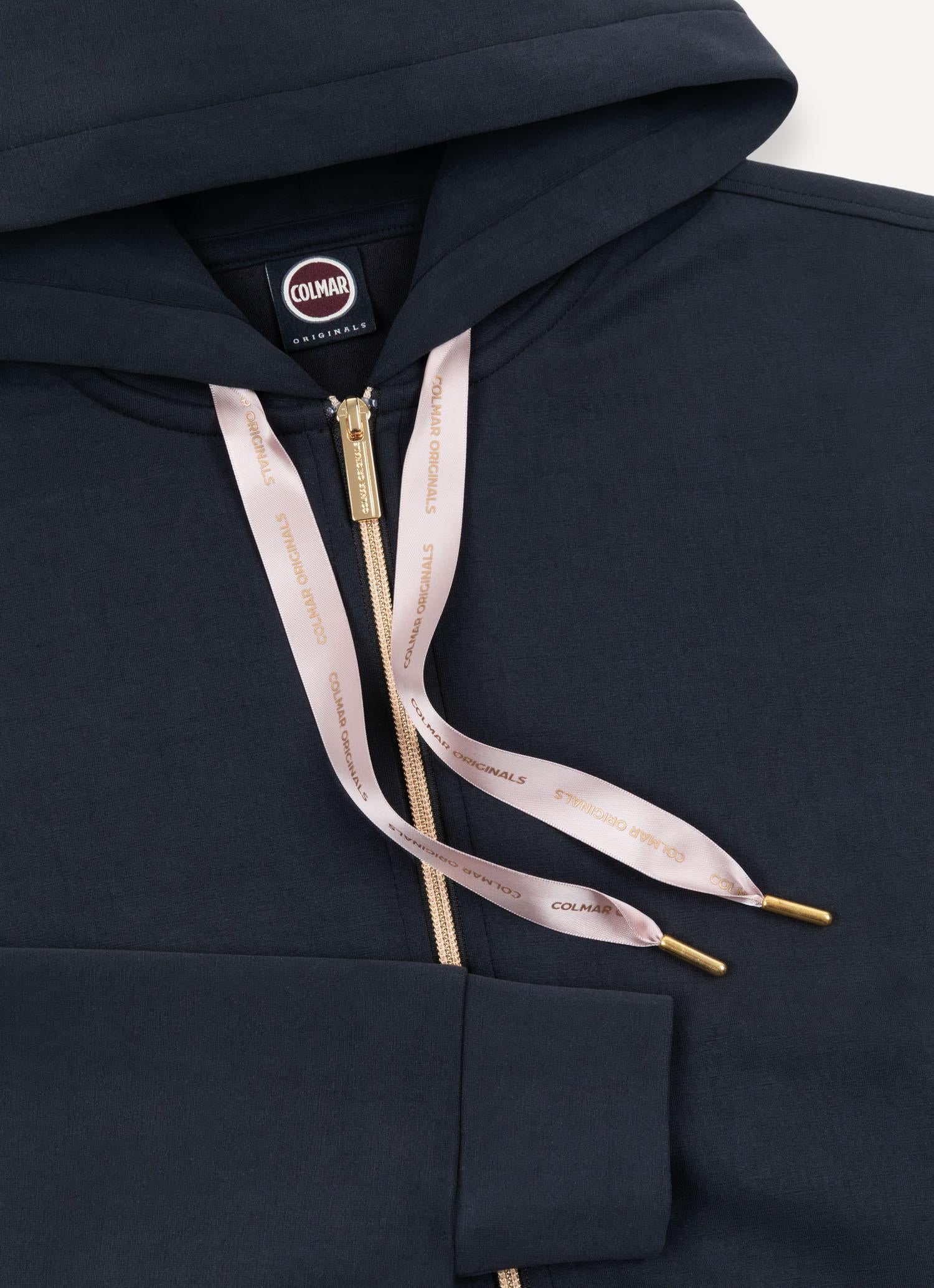 Felpa full zip in cotone modal 92101YH 99 COLMAR 