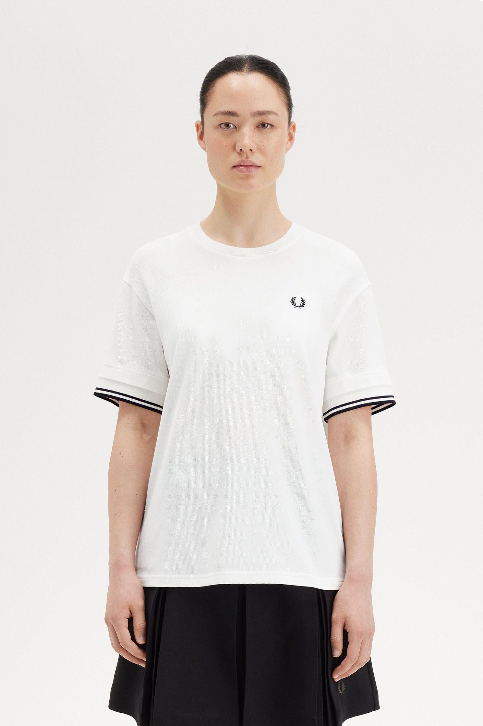 T-shirt in pique' G916753 129 FRED PERRY 