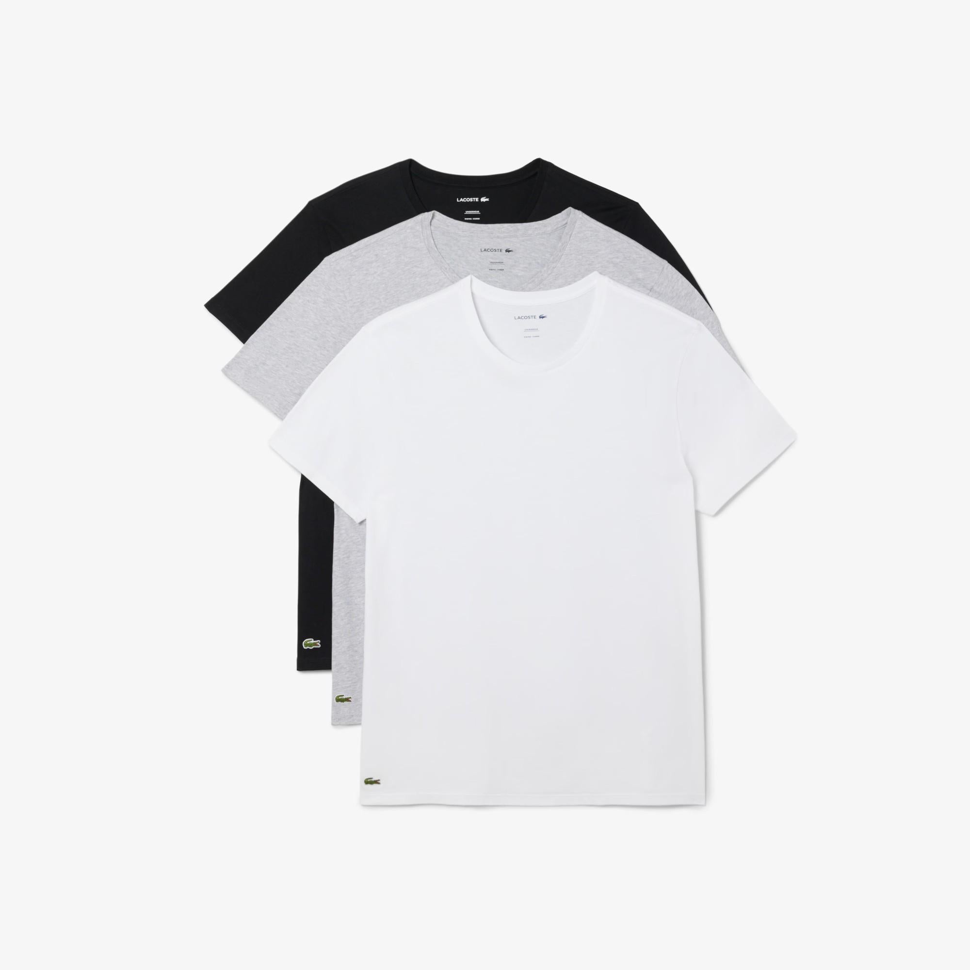 Set 3 t-shirt TH9010 BXY LACOSTE UNDERWEAR 