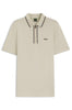 Polo sportiva slim-fit in cotone elasticizzato