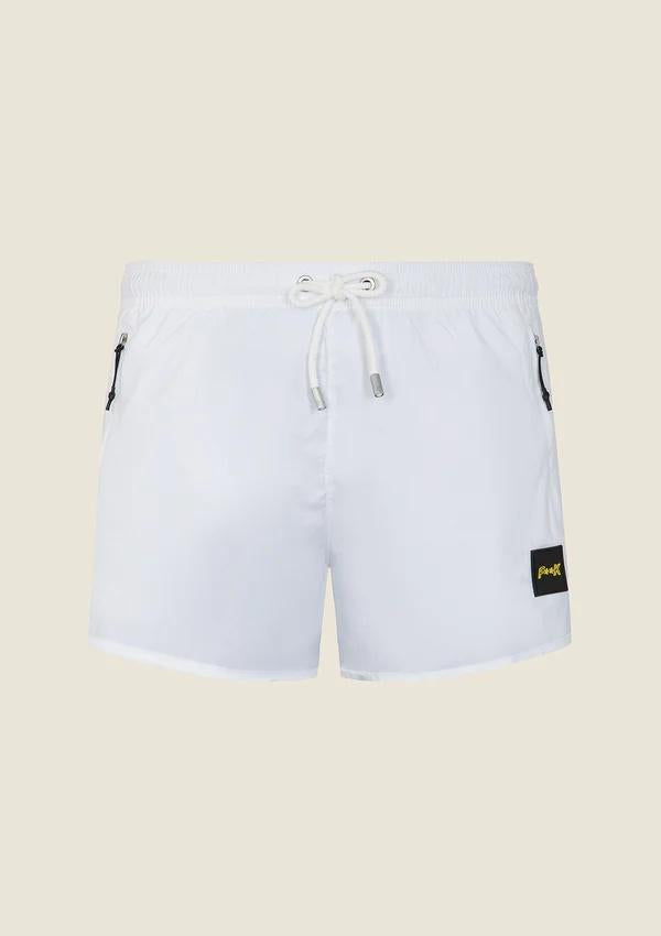 Costume da bagno short fit M01BU03 WH F**K 