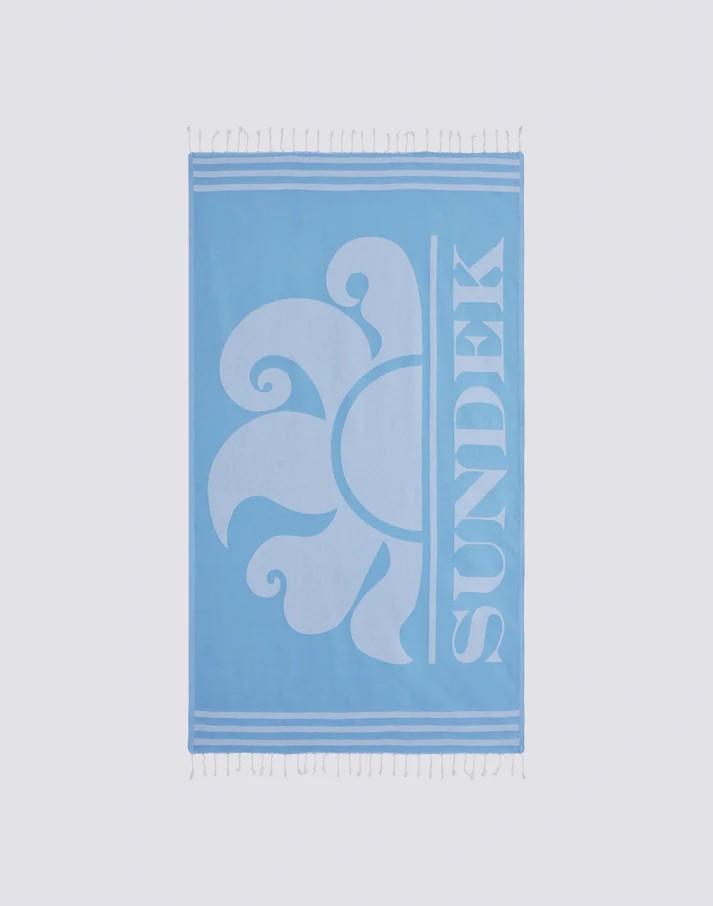 Telo mare fouta jacquard con logo AM401ATC1000 86600 SUNDEK 