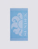 Jacquard fouta beach towel with logo