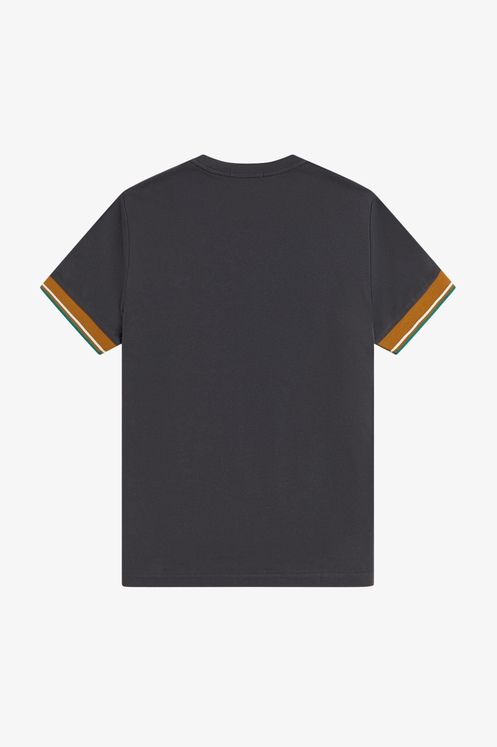 T-Shirt Con Doppia Riga Sul Bordo Manica M239658 297 FRED PERRY 