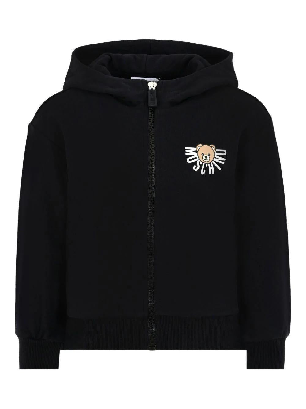 Felpa con stampa Teddy Bear HUF09ELCA40 60100A MOSCHINO KID 