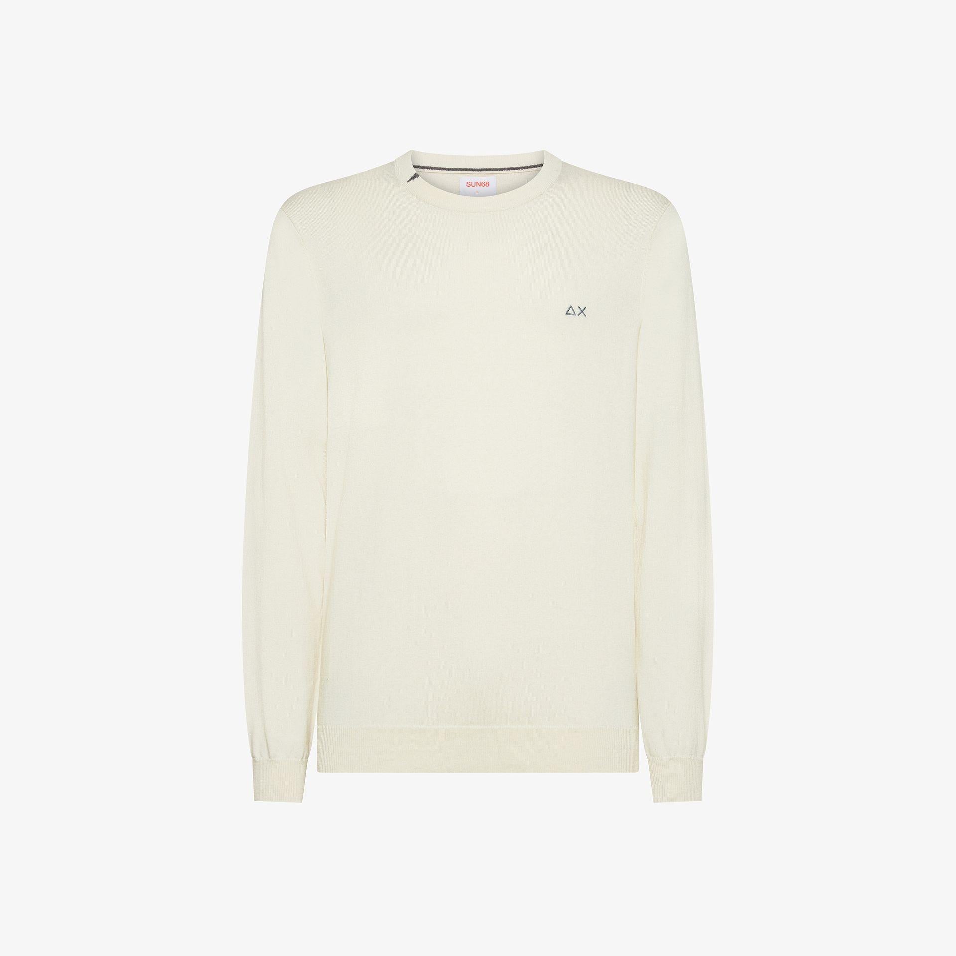 Maglia girocollo in misto lana K45101 31 SUN68 