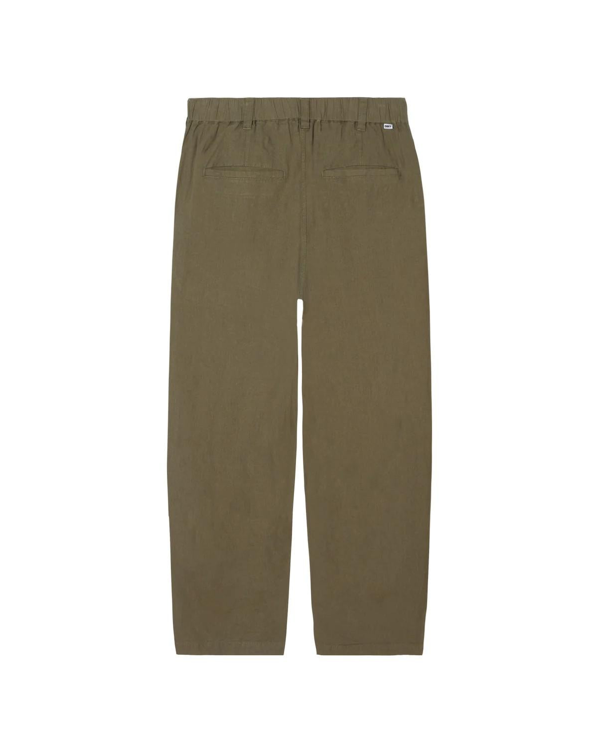 Foster pleated linen plant 142020273 SOL OBEY 