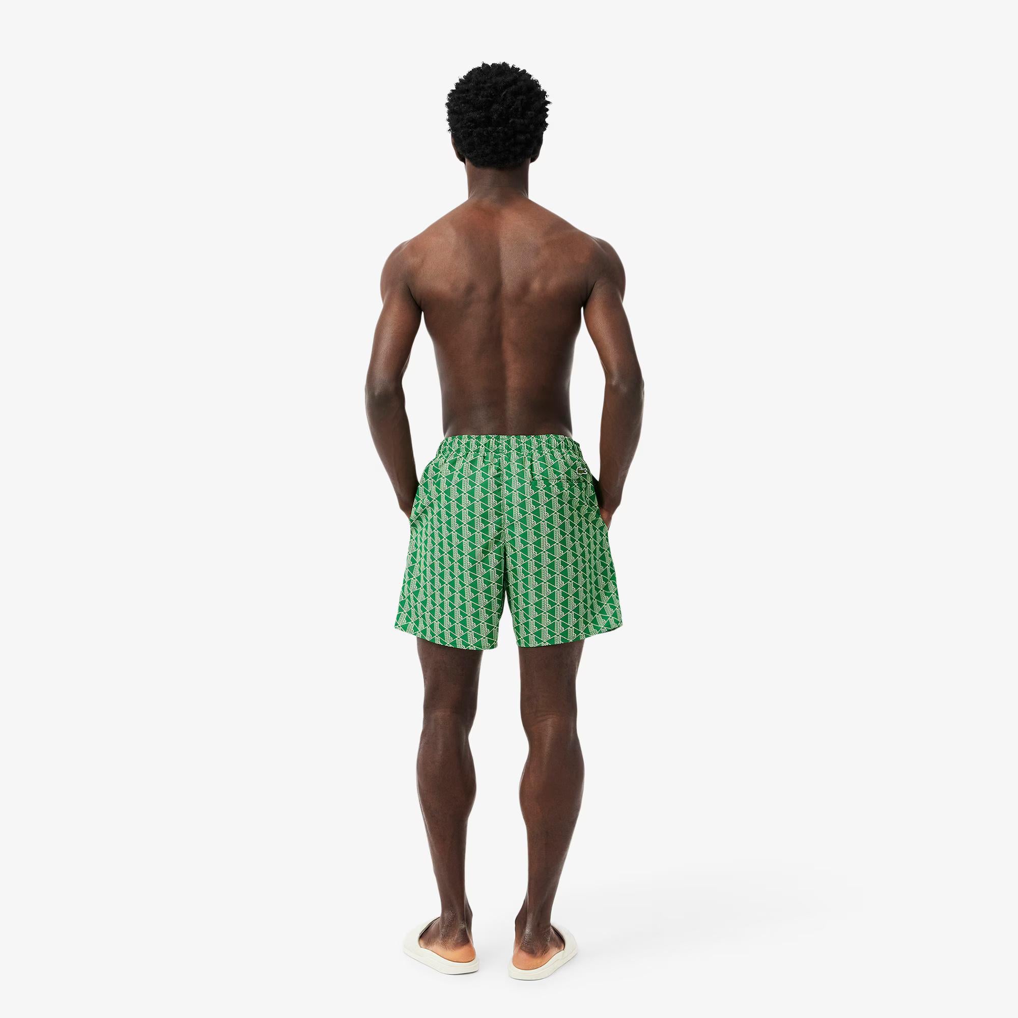 Costume da mare con stampa monogramma MH9086 HEI LACOSTE 