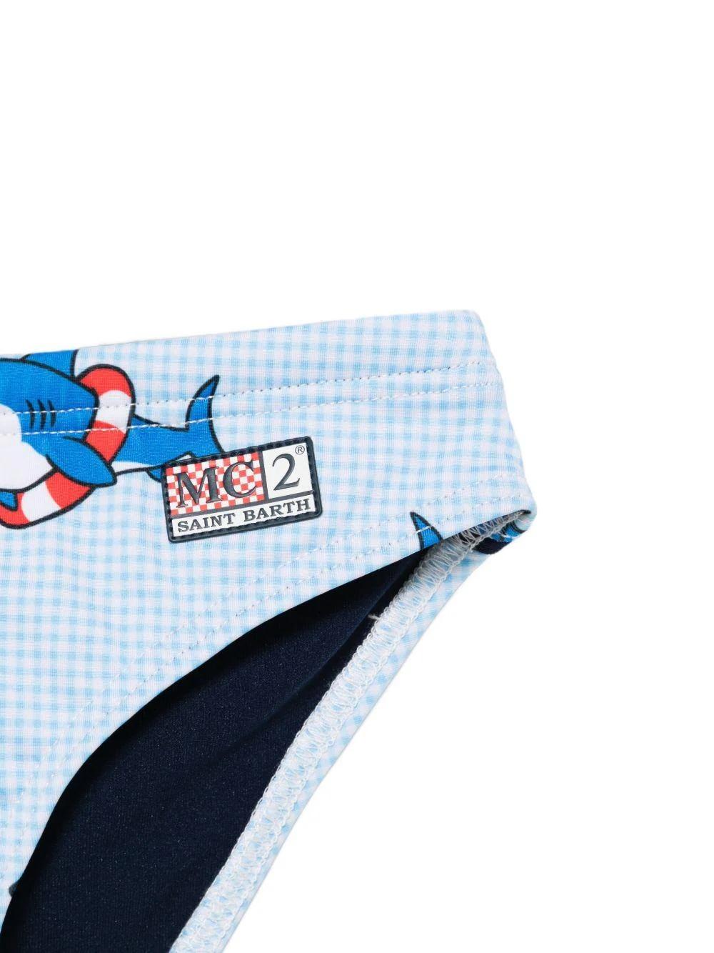 Costume con stampa Squalo BIL0001 02032L MC2 SAINT BARTH 