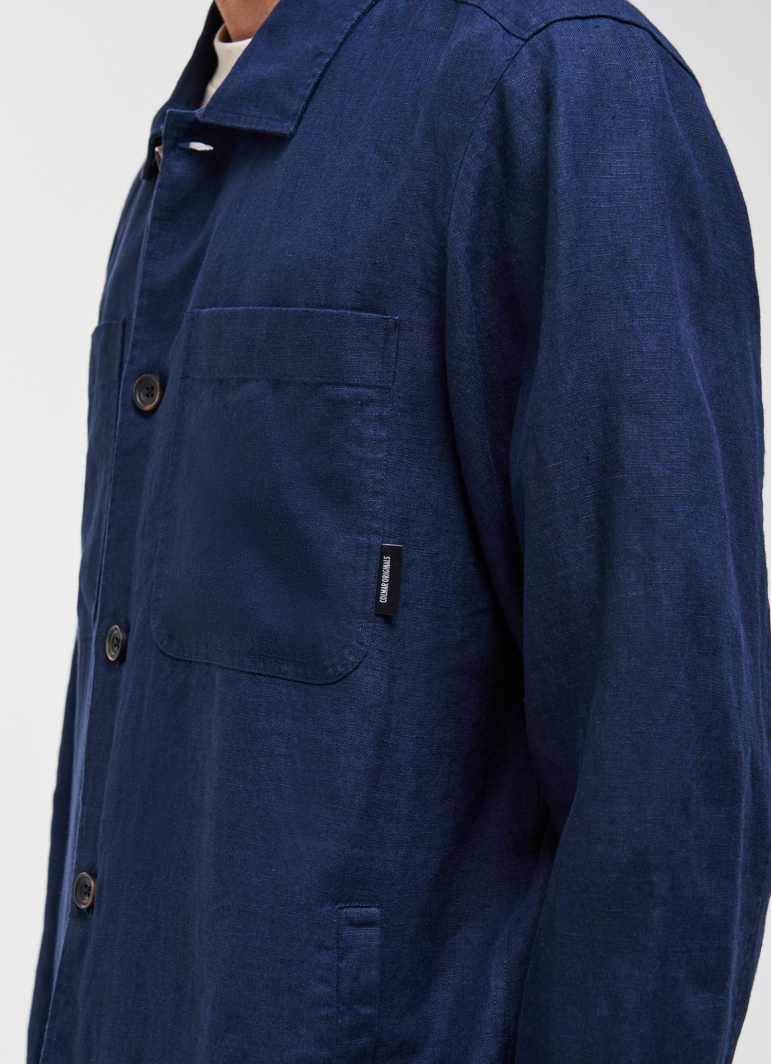 Overshirt in lino 85876AZ 68 COLMAR 