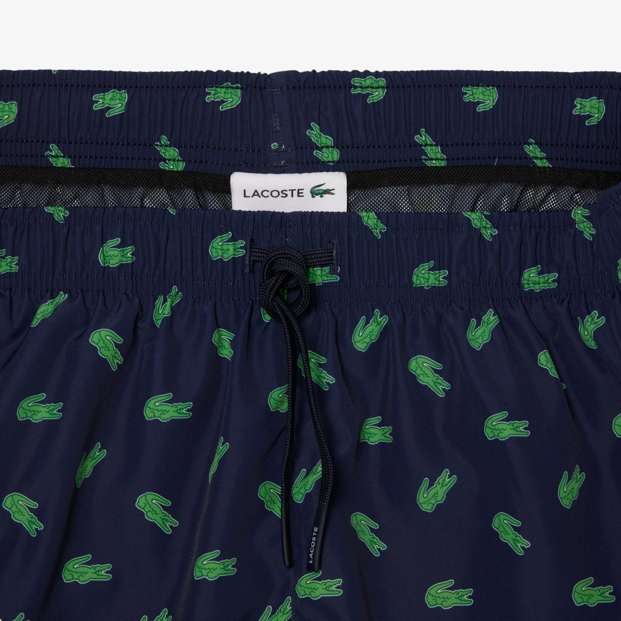 Boxer mare medi con stampa coccodrillo MH1851 166 LACOSTE 